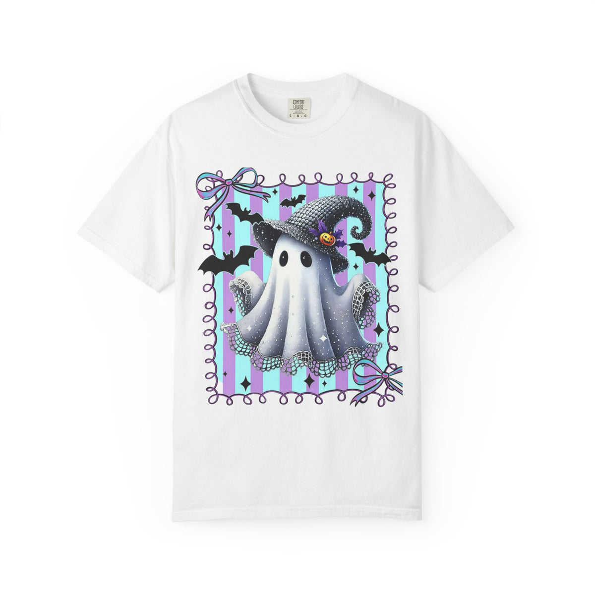 Cute Halloween Ghost Octopus T-Shirt
