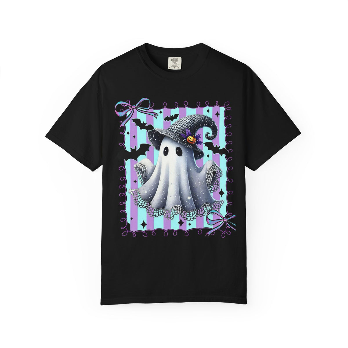 Cute Halloween Ghost Octopus T-Shirt