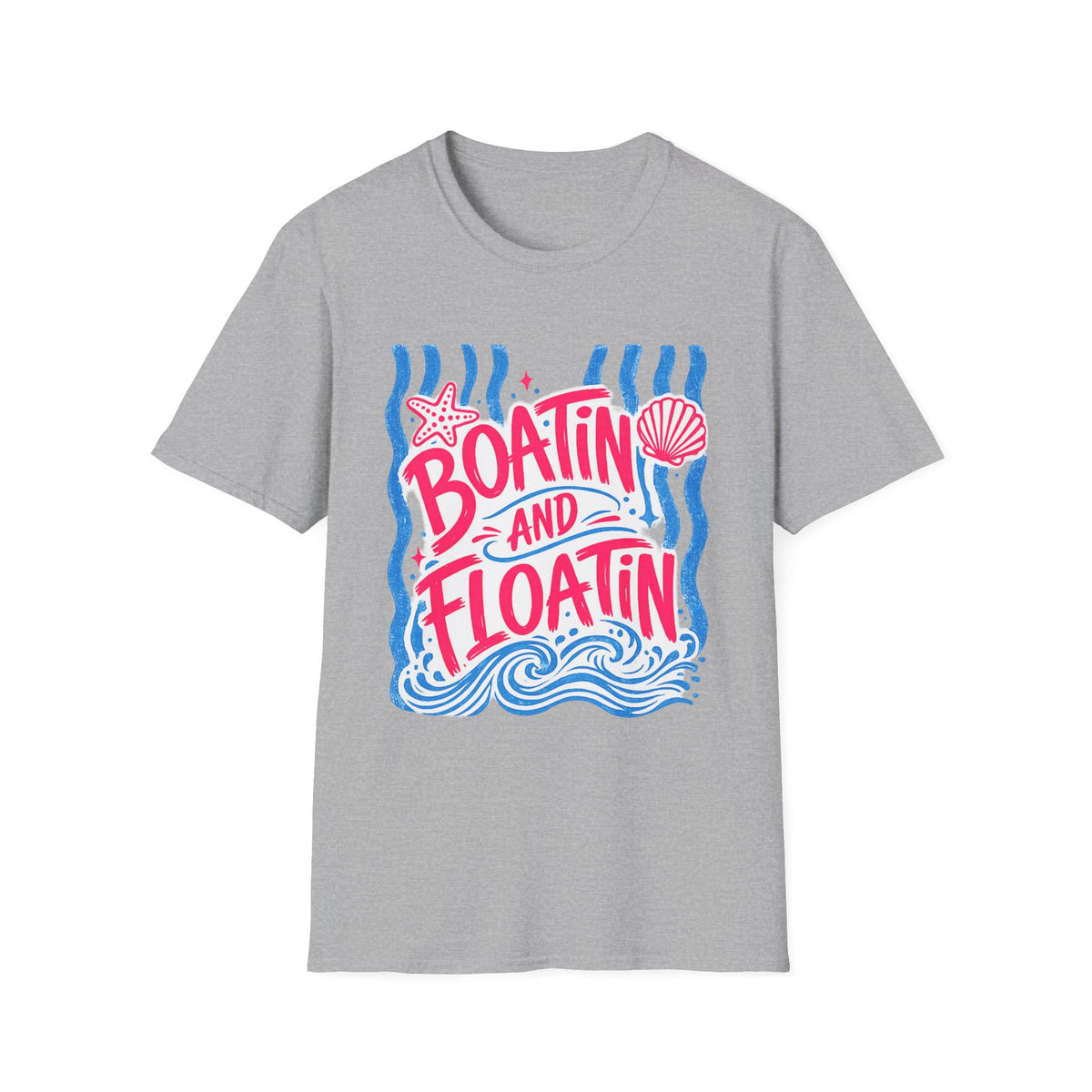 Boatin' and Floatin' Graphic T-Shirt — Nautical Beach Summer Tee