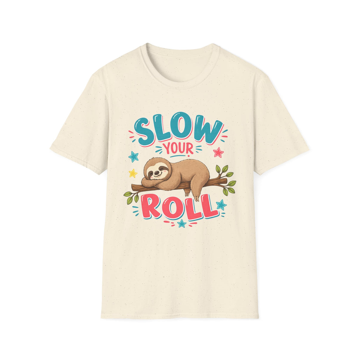 Slow Your Roll Sloth T-Shirt – Cute Relaxation Graphic Tee