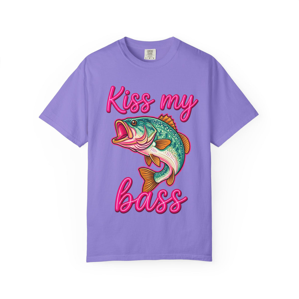 Kiss My Bass T-Shirt — Funny Fishing Graphic Tee for Anglers