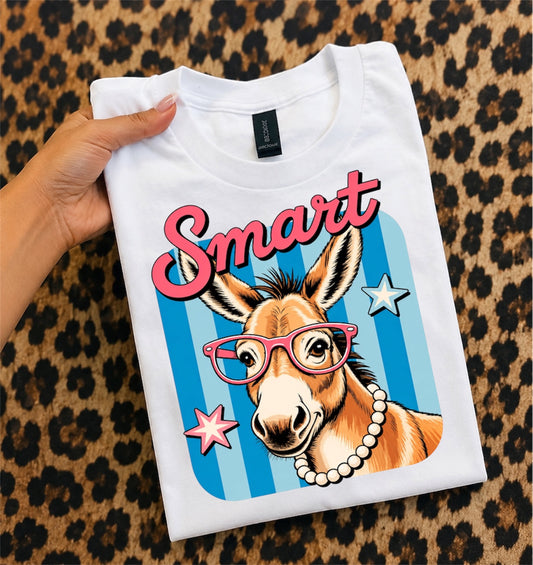 Smart Donkey Graphic T-Shirt