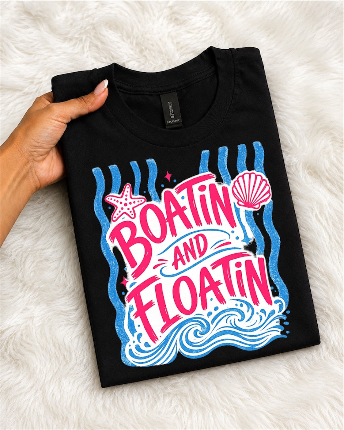 Boatin' and Floatin' Graphic T-Shirt — Nautical Beach Summer Tee