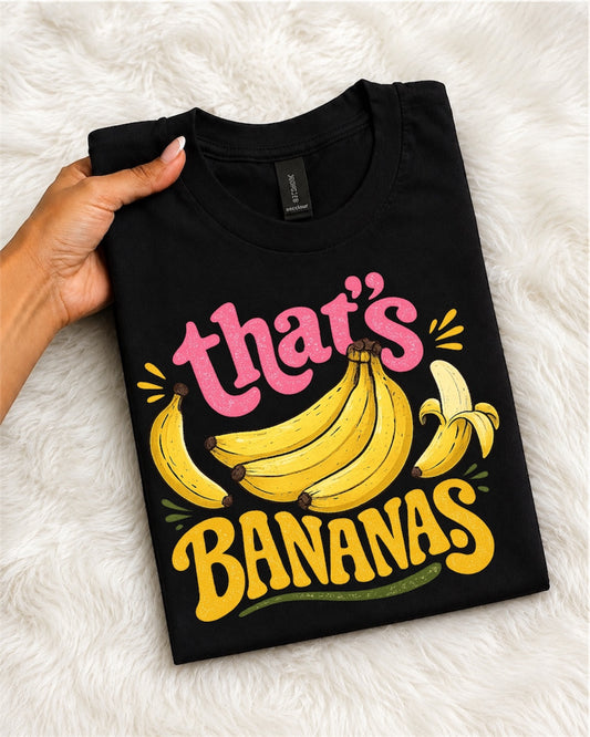 That's Bananas T-Shirt — Funny Retro Banana Graphic Tee
