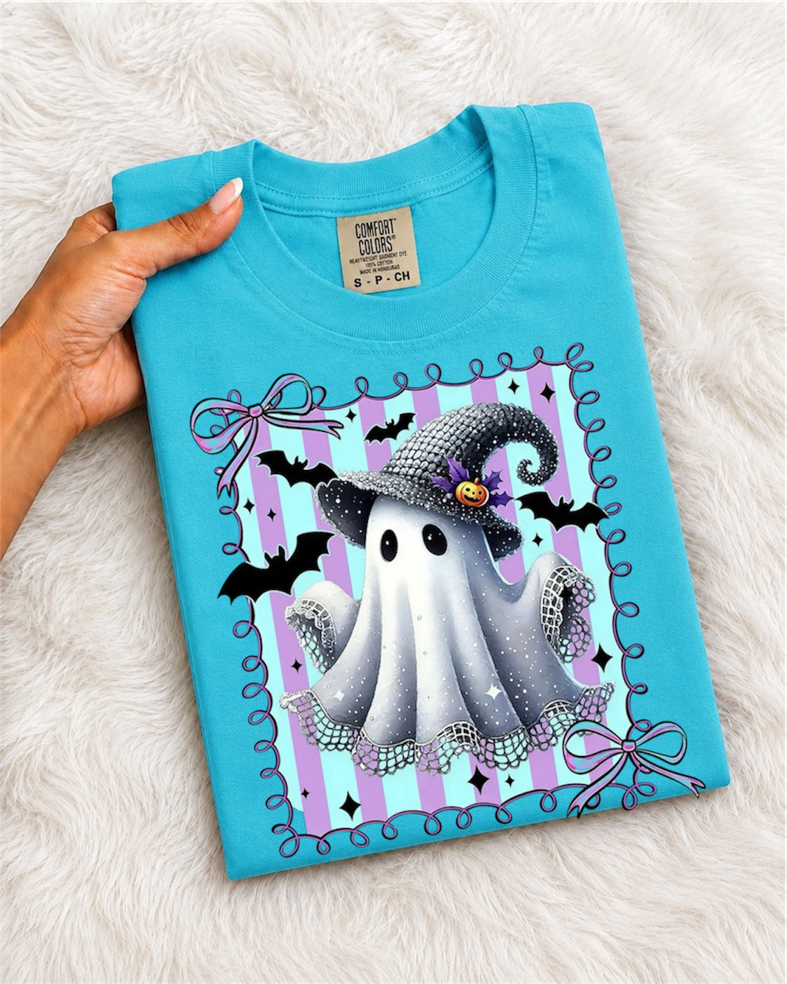 Cute Halloween Ghost Octopus T-Shirt