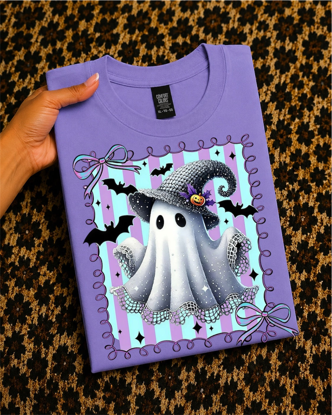 Cute Halloween Ghost Octopus T-Shirt