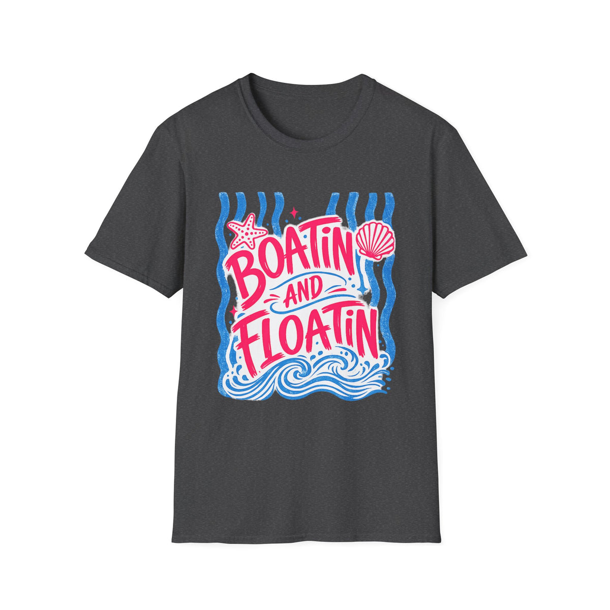 Boatin' and Floatin' Graphic T-Shirt — Nautical Beach Summer Tee