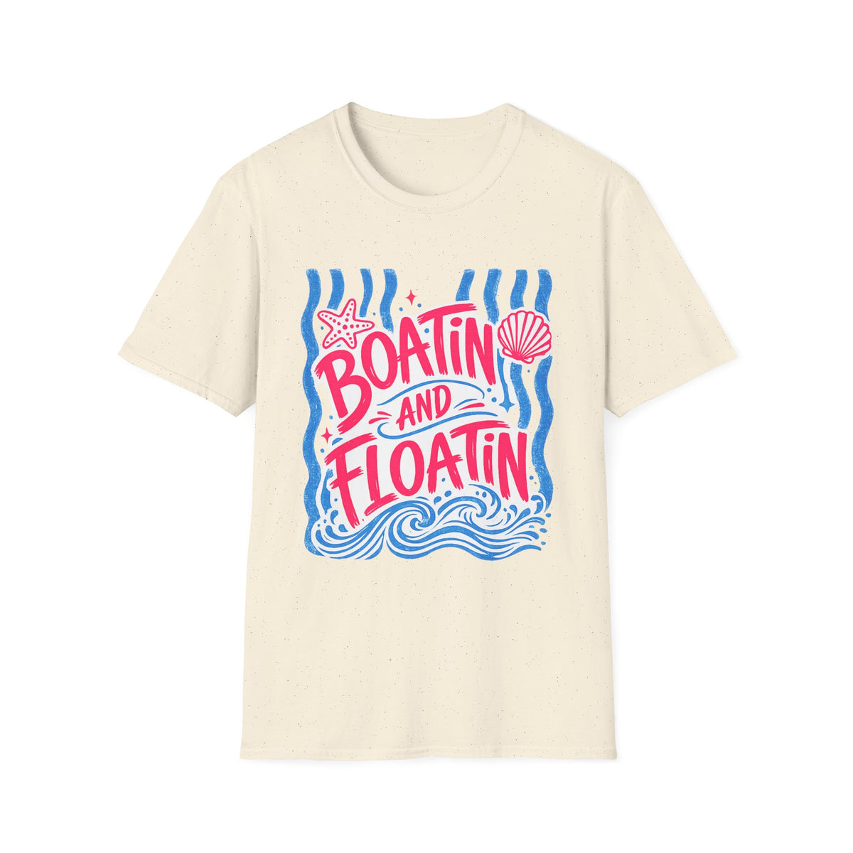 Boatin' and Floatin' Graphic T-Shirt — Nautical Beach Summer Tee