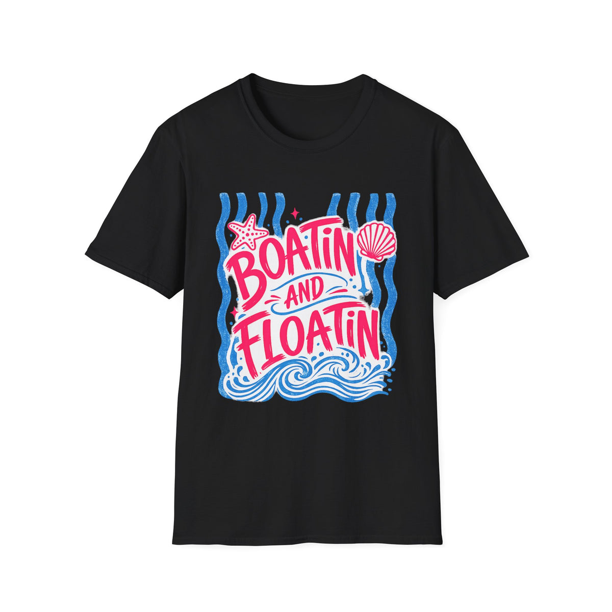 Boatin' and Floatin' Graphic T-Shirt — Nautical Beach Summer Tee