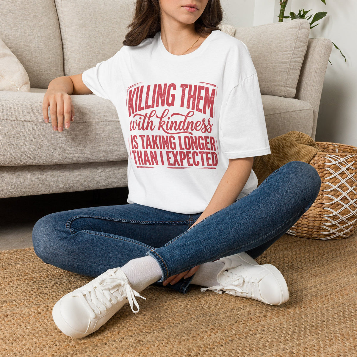 Killing Them With Kindness T-Shirt — Funny Sarcastic Graphic Tee