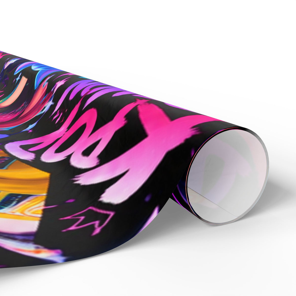 K-Pop Demon Hunters Wrapping Paper — Neon Anime Girls Gift Wrap