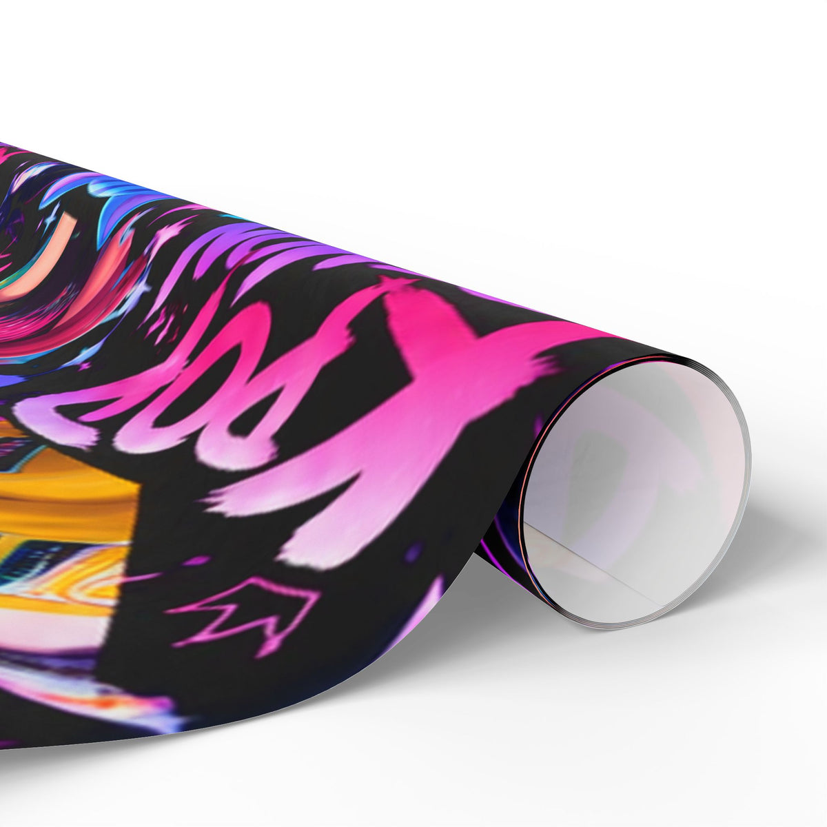 K-Pop Demon Hunters Wrapping Paper — Neon Anime Girls Gift Wrap