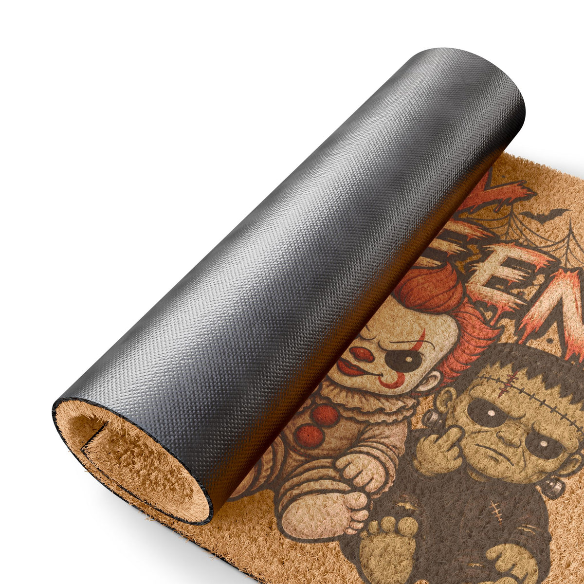 Happy Halloween Horror Icons Doormat